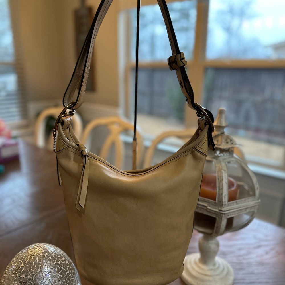 Coach 07 Bleeker tattersall bucket bag